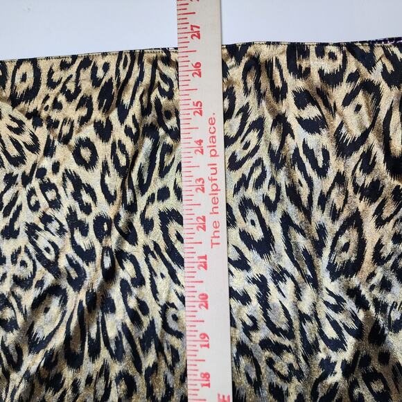 Four-way Tank Top Size 3X Gold Silver Shiny Mermaid Leopard Check Jordan Woman - Picture 16 of 16